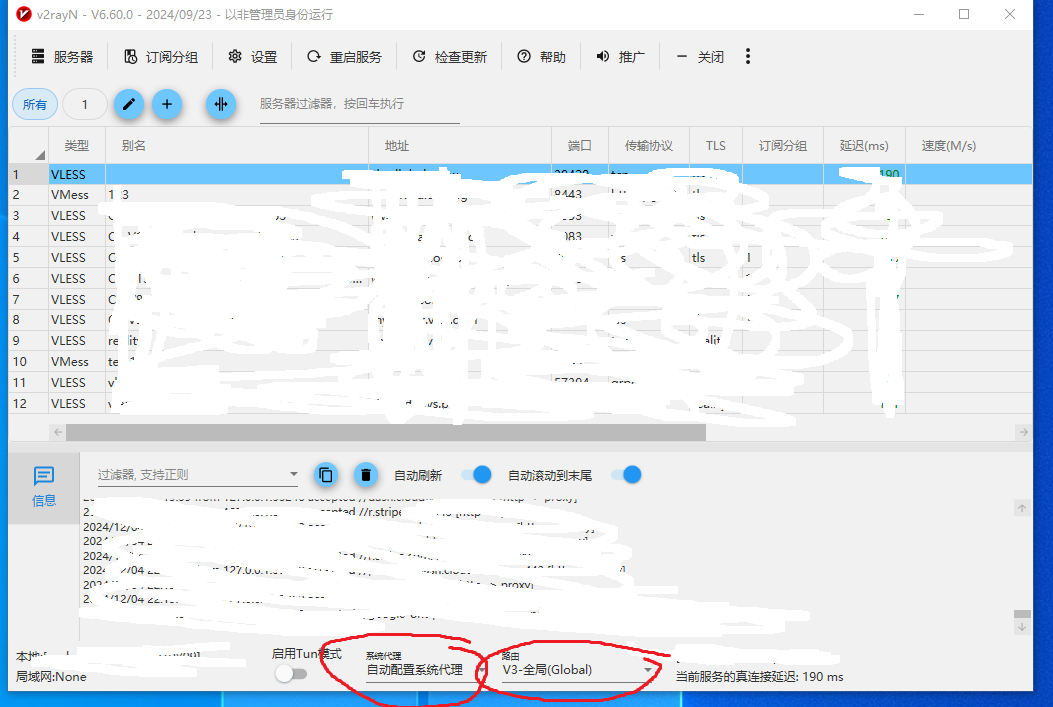 电脑端使用v2rayN